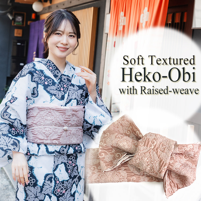 9442 Crape Heko Obi Yukata Belt Kimono Waistband Japanese Cospaly-light OWLONLINE Crape Heko Obi Yukata Belt Kimono Waistband  main image 2