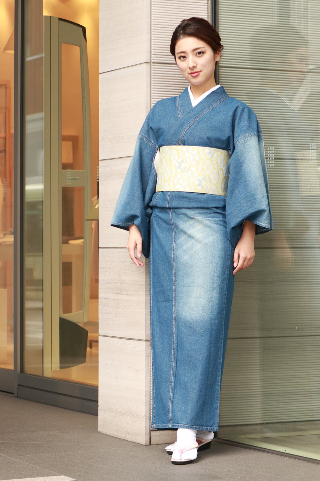 blue japanese kimono dress Blue Wave Samurai Kimono Set XL