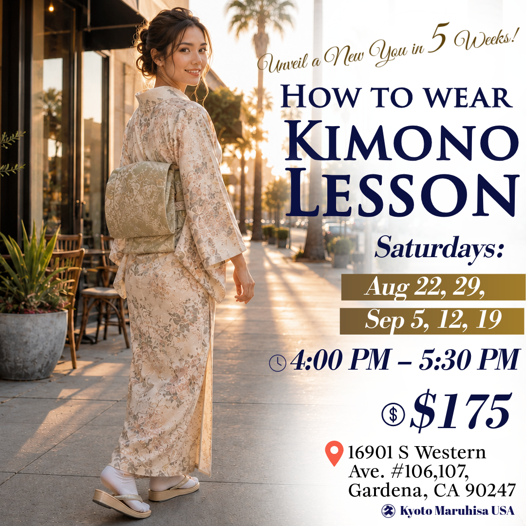 Learn the Art of Kimono Dressing in Gardena! ✨ Join Us This August & September! ✨