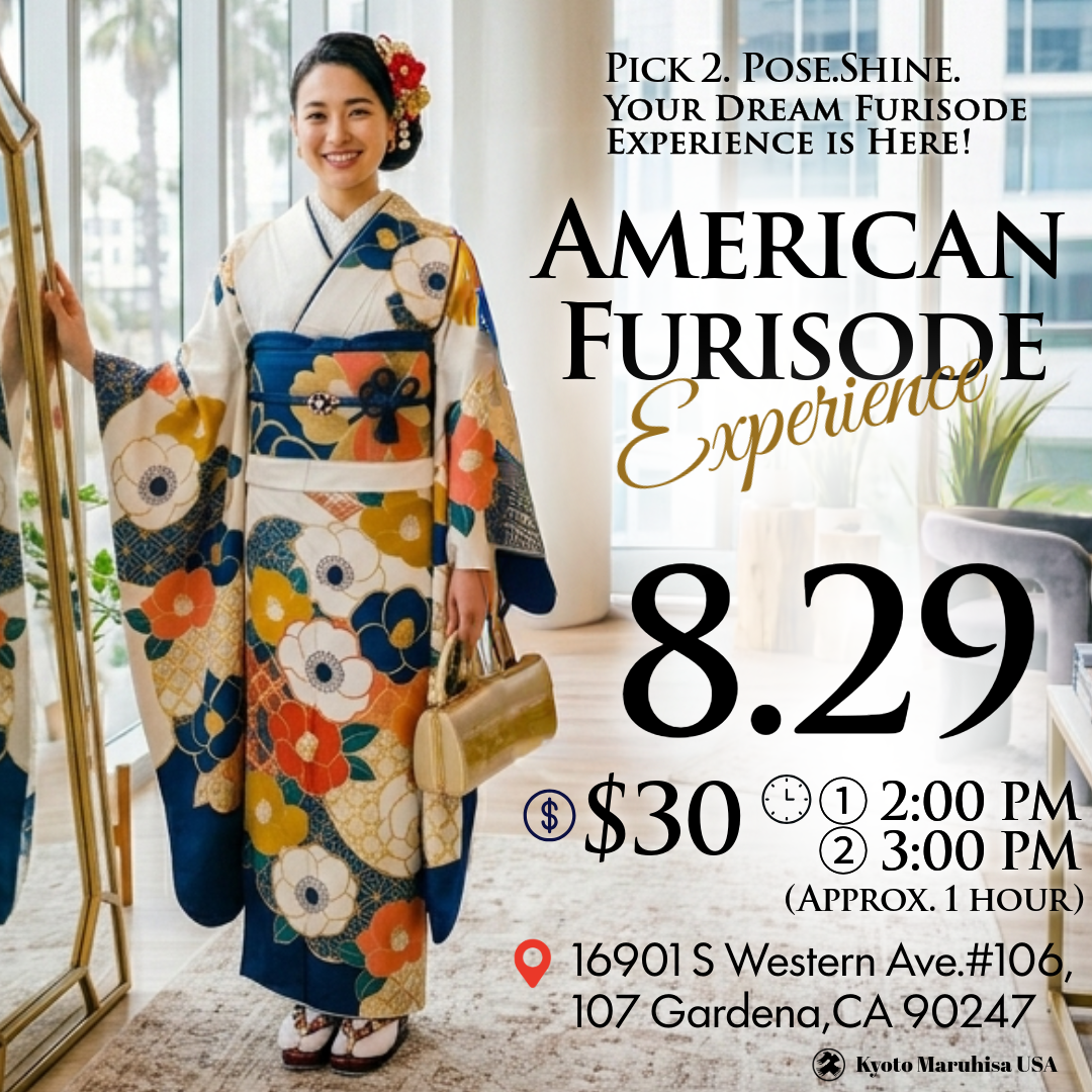 【August 29✨】Transform Into Japanese Tradition in LA! Furisode Photoshoot Session ✨