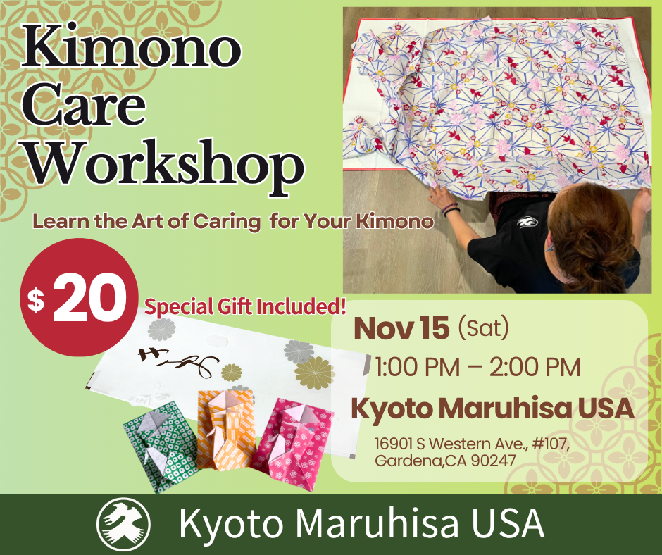 Kimono Care Workshop in Gardena