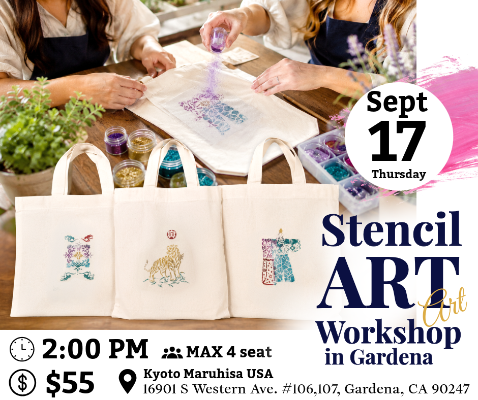 【9/17】Wear Your Story! Stencil Art Workshop in Gardena ✨ Join Us This September! ✨