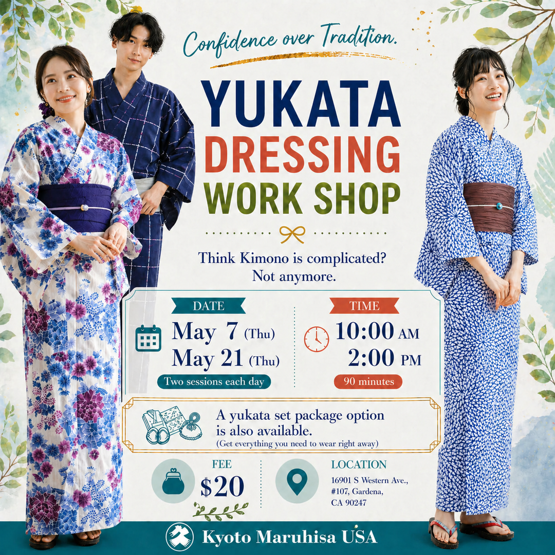 Confidence over Tradition 1-Day Yukata Dressing Workshop | May 7 & May 21