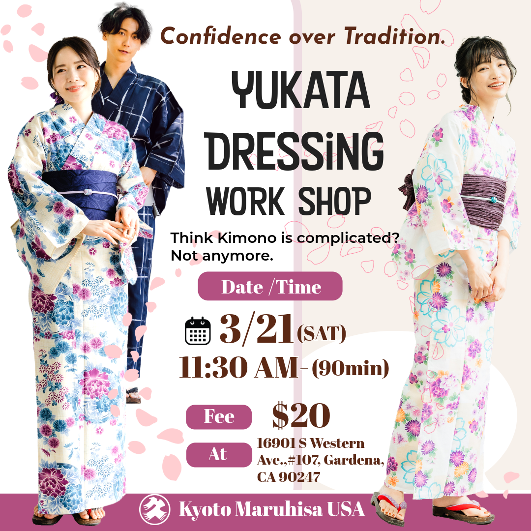 Confidence over Tradition 1-Day Yukata Dressing Workshop