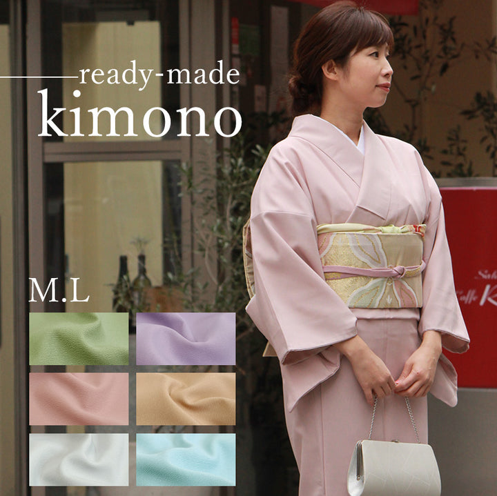 Washable Iromuji Kimono tailored  for TEA ceremony　【M/L】