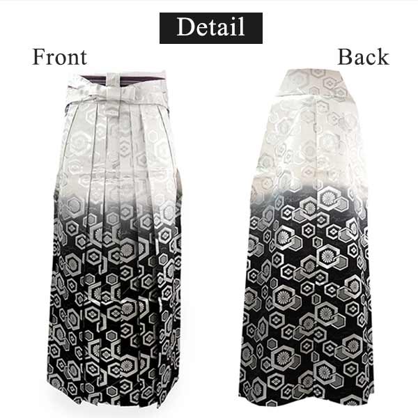 HAKAMA - KIMONO for MEN ＜Silver Hexagon Gradient Pattern