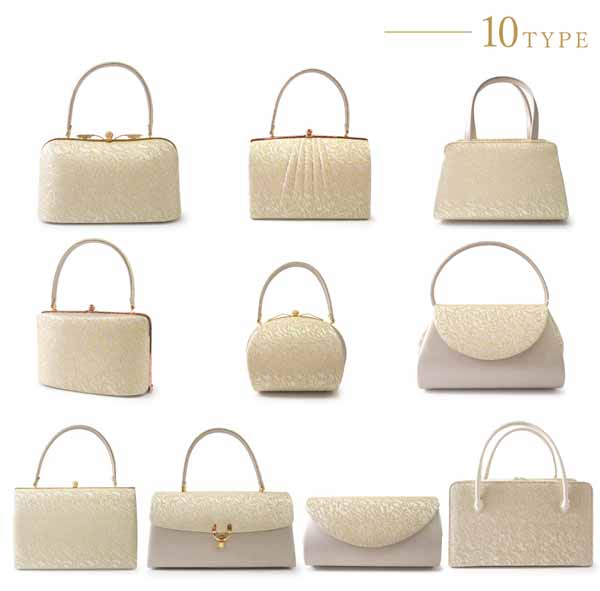 Robe De'collete'e formal bag for traditional attire for TEA ceremony 【Gold】（10 different designs）