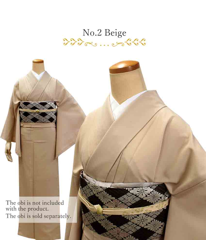 Washable Iromuji Kimono tailored  for TEA ceremony　【M/L】