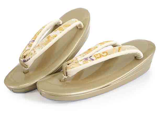 Formal Zori Sandals and Bag Set for TEA ceremony【Gold Base / ONE-SIZE】