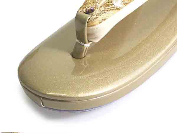 Formal Zori Sandals and Bag Set for TEA ceremony【Gold Base / ONE-SIZE】