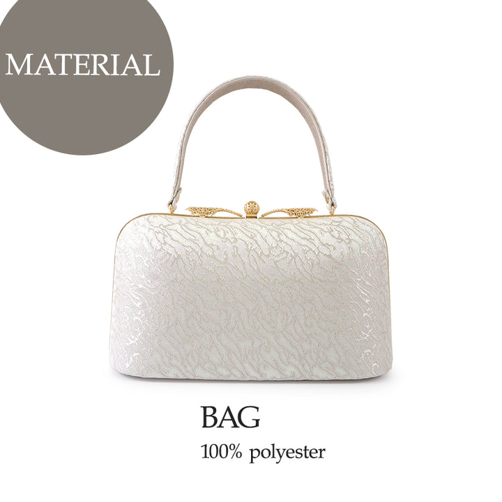Robe De'collete'e formal bag for traditional attire for TEA ceremony【Silver】（10 different designs）