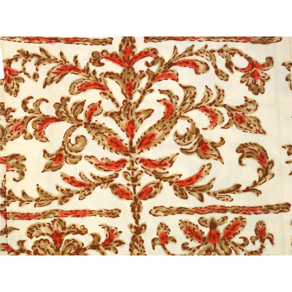 Vintage Haori Kimono Jacket Silk, Ivory base, Botanical Design