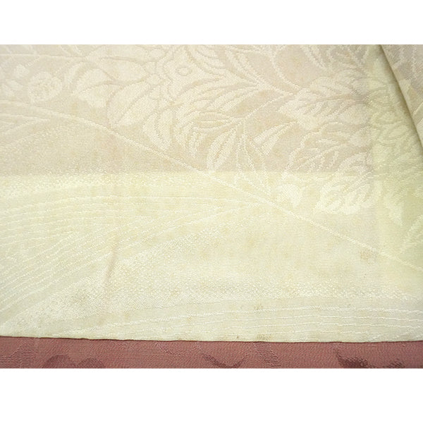 Vintage Haori Kimono Jacket Silk, Reddish-purple base, Cloud Motif (Kumodori)