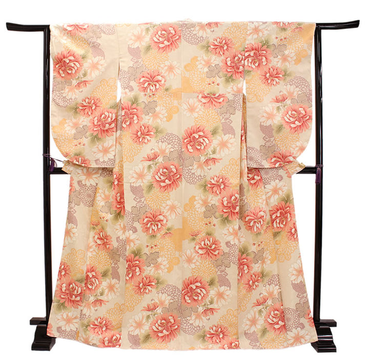 Washable Pre-Tailored Hakama Set for Graduation – 2-Piece Kimono & Hakama Outfit for Women, Easy-Care Polyester, Perfect for University, College & School Ceremonies