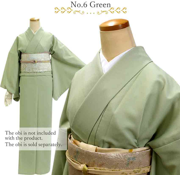 Washable Iromuji Kimono tailored  for TEA ceremony　【M/L】