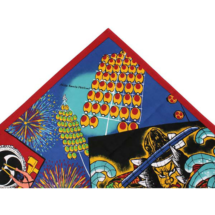 Furoshiki –japanese traditional wrapping cloth, 44.0 inch, cotton, festivals design