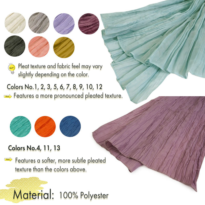 Soft Crinkle Heko Obi Belt for Yukata – Lightweight, Easy-to-Tie Japanese Obi, 13 Colors, Beginner-Friendly Kimono Accessory