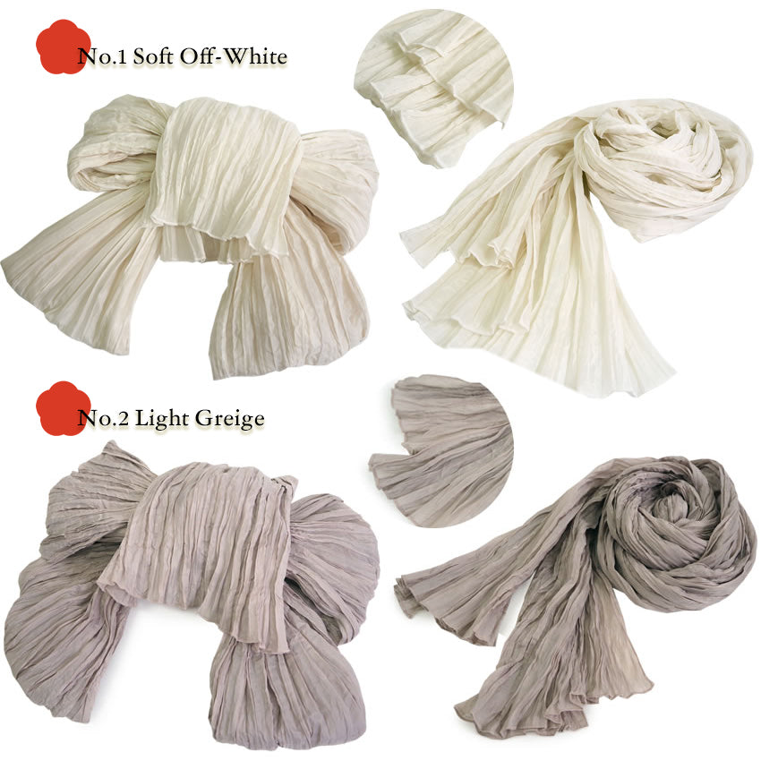 Soft Crinkle Heko Obi Belt for Yukata – Lightweight, Easy-to-Tie Japanese Obi, 13 Colors, Beginner-Friendly Kimono Accessory