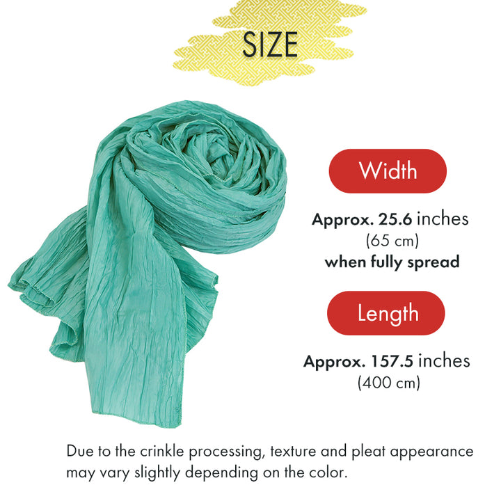 Soft Crinkle Heko Obi Belt for Yukata – Lightweight, Easy-to-Tie Japanese Obi, 13 Colors, Beginner-Friendly Kimono Accessory