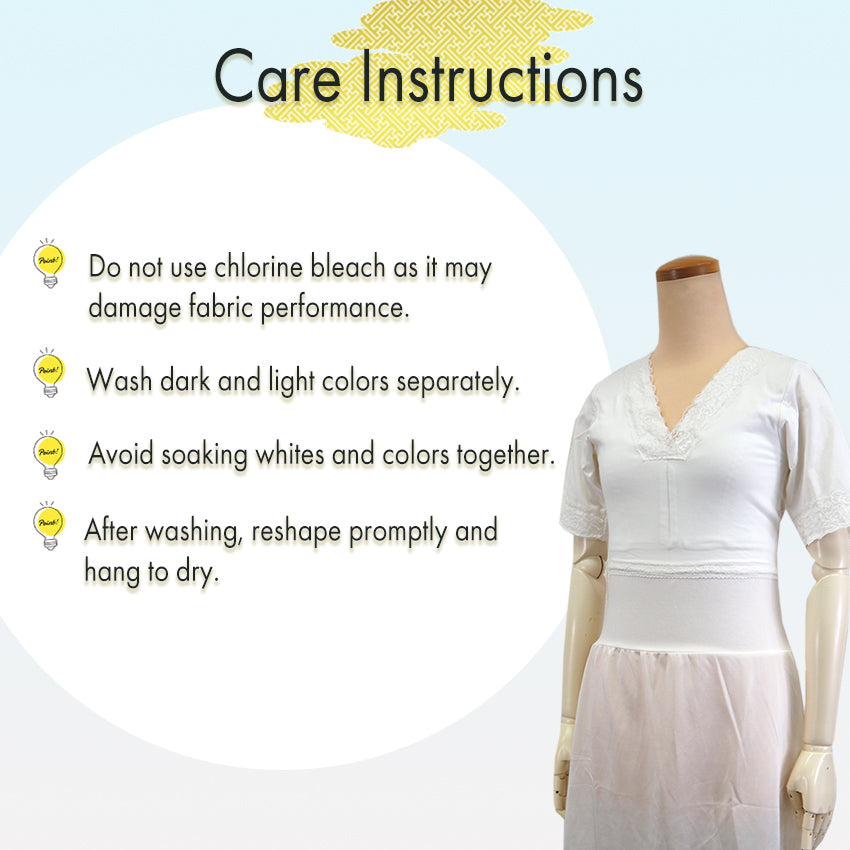 Kimono Slip with Built-In bura Support, Breathable Japanese Undergarment, All-Season Shaping Inner Dress for Kimono & Yukata
