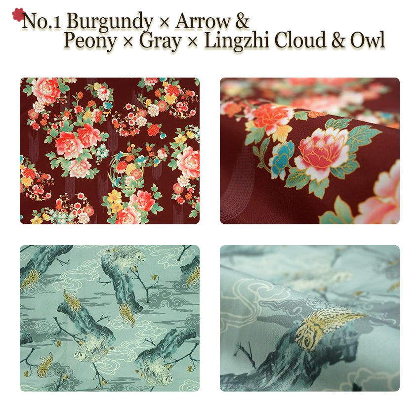 Reversible Women’s Hanten Jacket – Lightweight & Cozy Japanese Kimono Haori Winter Jacket Coat Outerwear