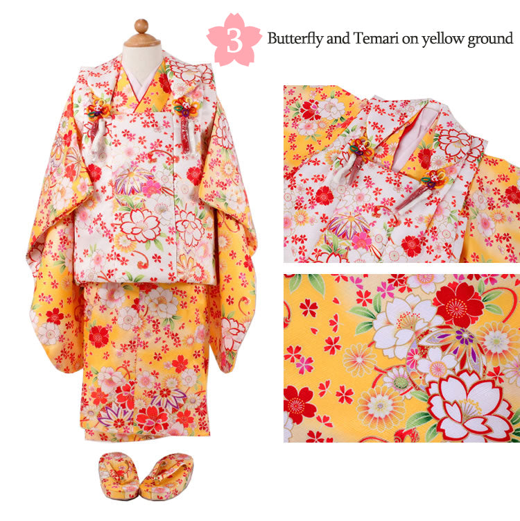 KIDS Kimono ~ Hifu KIMONO Set~（8-piece full set）