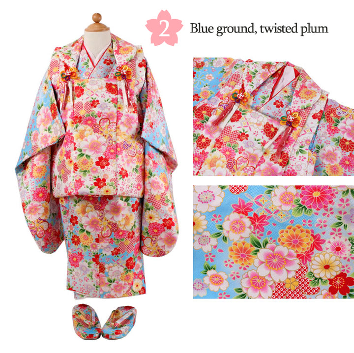 KIDS Kimono ~ Hifu KIMONO Set~（8-piece full set）