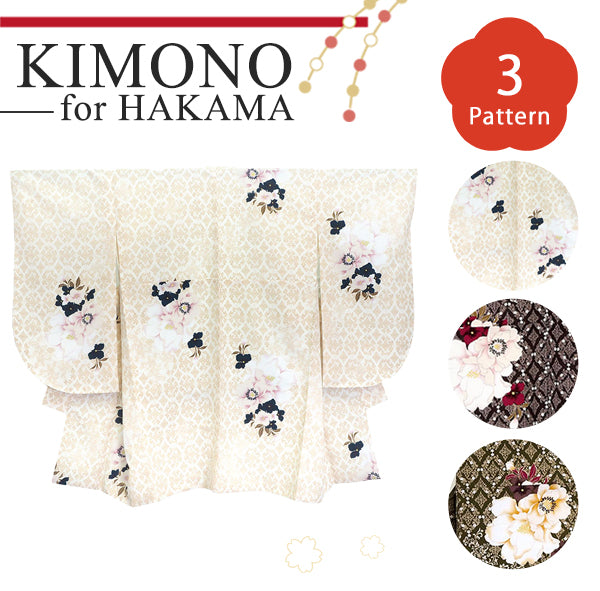 Woman's KIMONO for Hakama