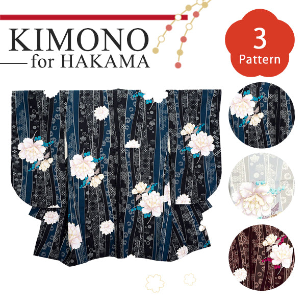 Woman's KIMONO for Hakama