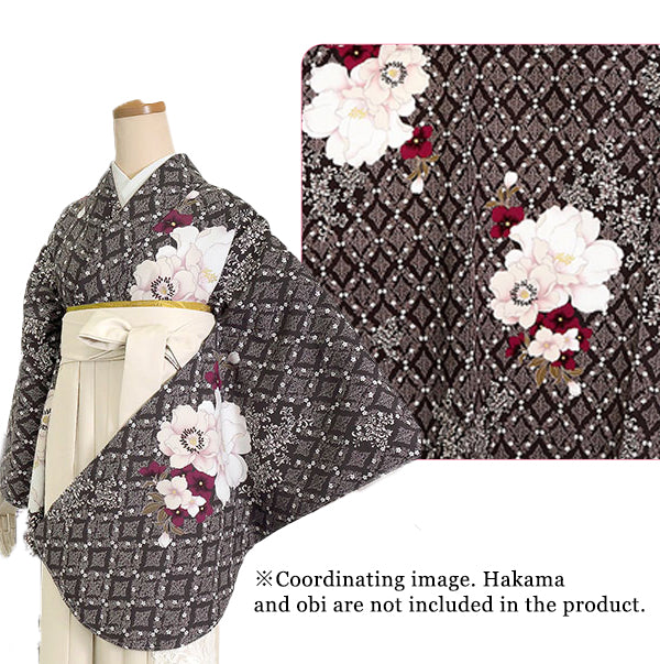 Woman's KIMONO for Hakama