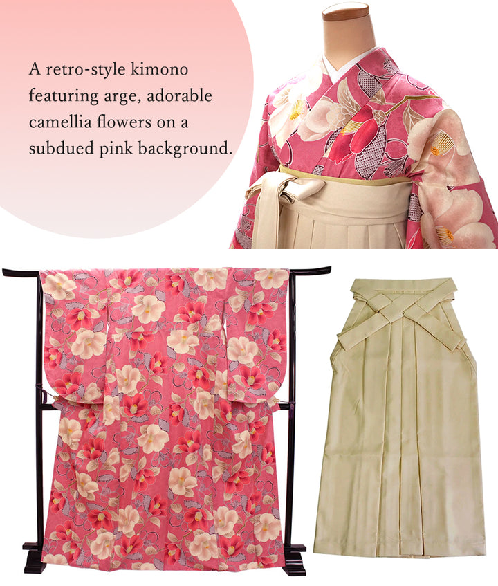 Woman's Kimono and Hakama 12 piecce FULL set