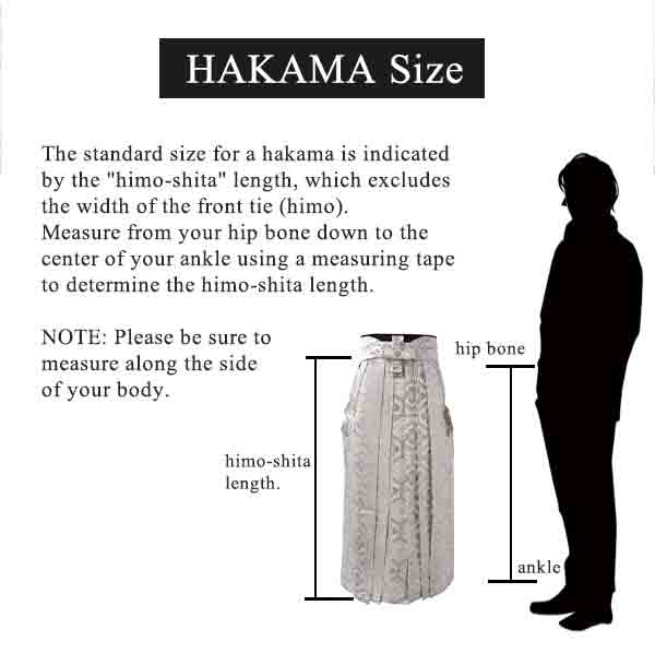 HAKAMA -KIMONO for MEN＜Silver turtle shell Pattern＞