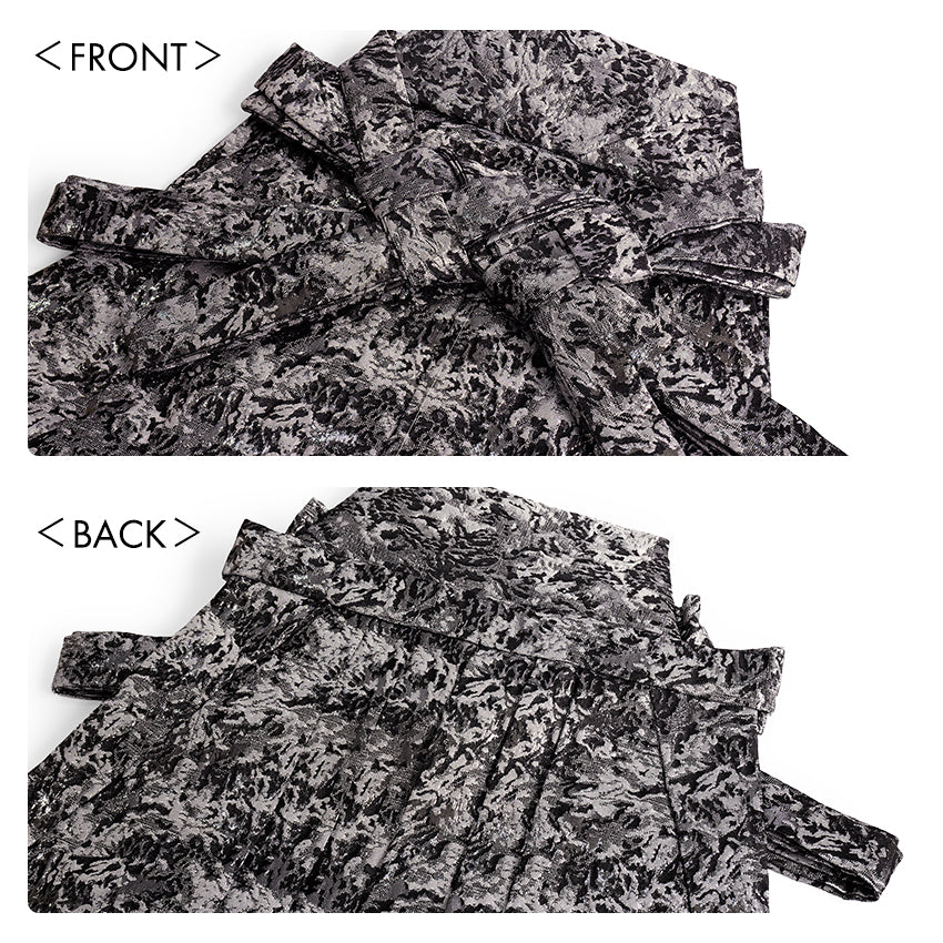 Men’s Hakama Geometric‑Pattern – Traditional Japanese Formalwear in Gold or Silver