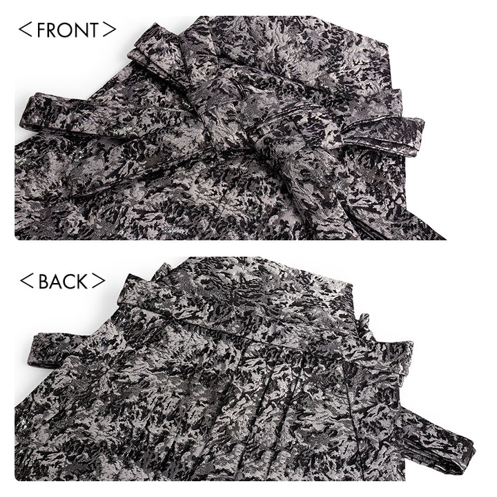 Men’s Hakama Geometric‑Pattern – Traditional Japanese Formalwear in Gold or Silver