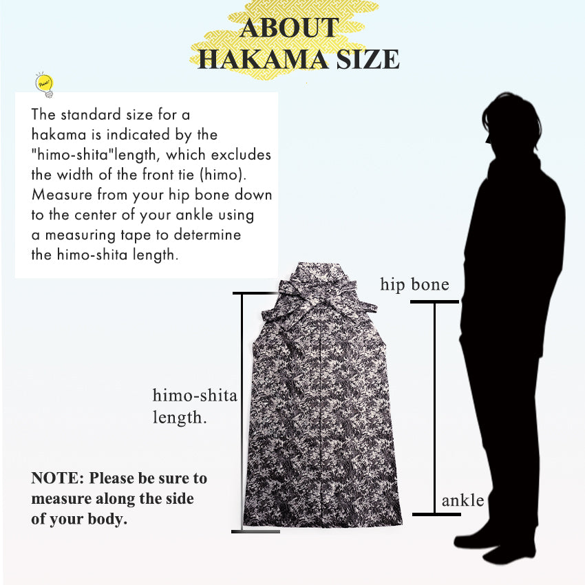 Men’s Hakama Geometric‑Pattern – Traditional Japanese Formalwear in Gold or Silver