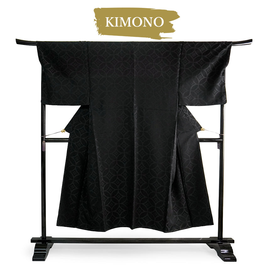 Men’s Haori, Kimono & Hakama 3-Piece Set – Burgundy, Black & Gold Traditional Japanese Formal Wear for Graduation, Wedding & Special Occasions