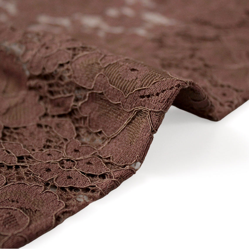 Haori - Lace Kimono Jacket for Women - Lightweight Sheer Dusty Rosewood with Floral Lace Cardigan, The Ultimate Third Piece Layering Cover Up for Spring & Summer