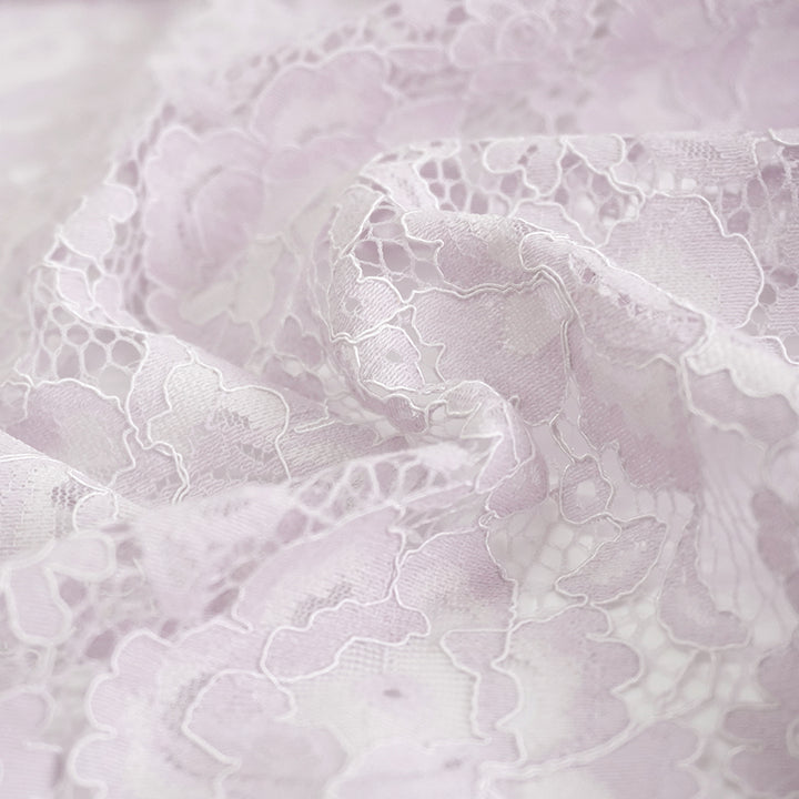 Haori - Lace Kimono Jacket for Women - Lightweight Sheer Ethereal Lavender with Floral Lace Cardigan, The Ultimate Third Piece Layering Cover Up for Spring & Summer
