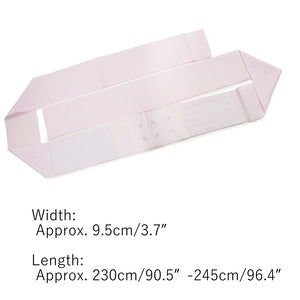 Japanese Kimono Shirring Datejime Belt- Pink Azumasugata