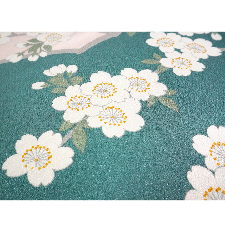 Furoshiki –japanese traditional wrapping cloth, 27.5 inch, polyester, Cherry Blossom Pattern