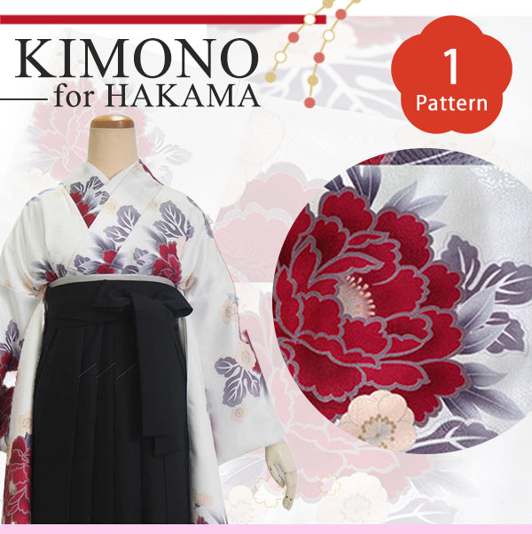 Woman's KIMONO for Hakama