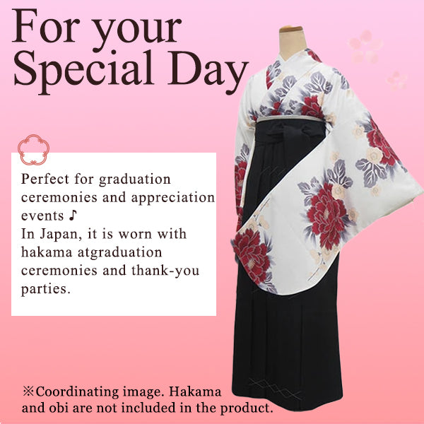 Woman's KIMONO for Hakama