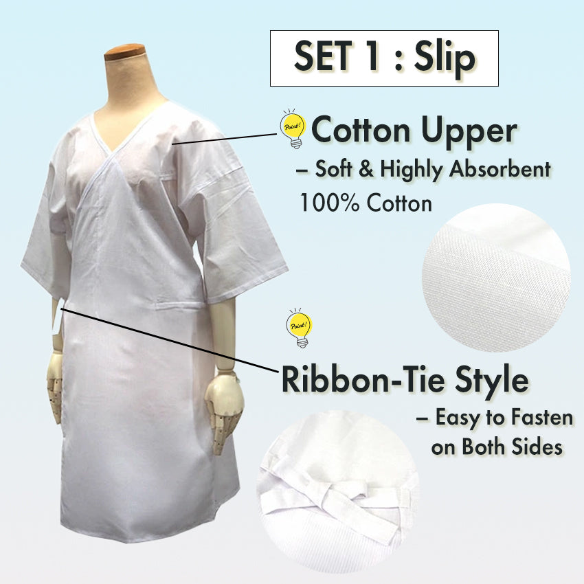 Yukata Dressing / Essential 4‑Piece Yukata Undergarment & Kimono Kit –  Kimono Slip, Mesh Ita, 2 Ties for Flawless Fit