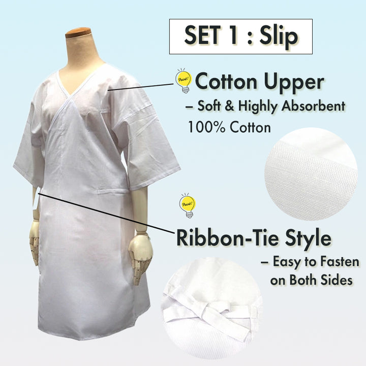 Yukata Dressing / Essential 4‑Piece Yukata Undergarment & Kimono Kit –  Kimono Slip, Mesh Ita, 2 Ties for Flawless Fit