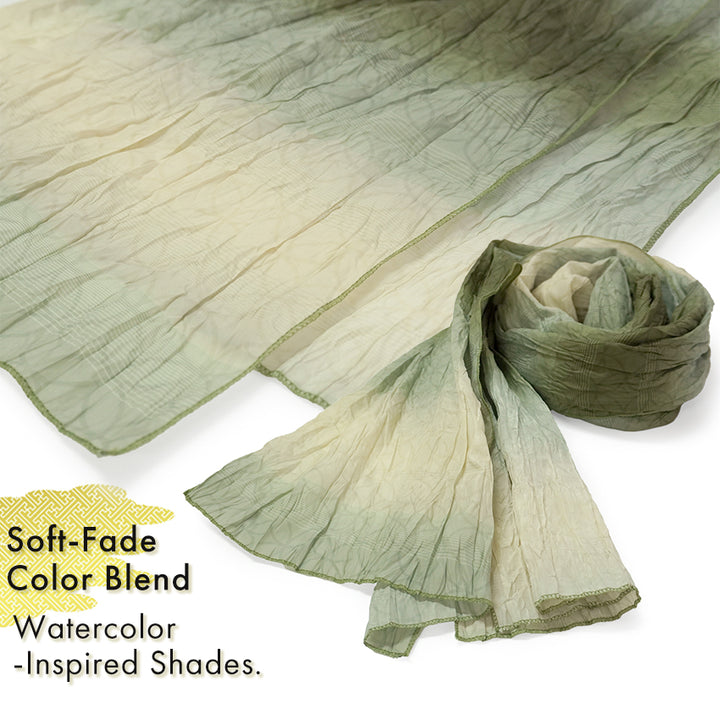 Soft Heko Obi - Lightweight Japanese Kimono Belt for Yukata or Casual Wear Moss Green