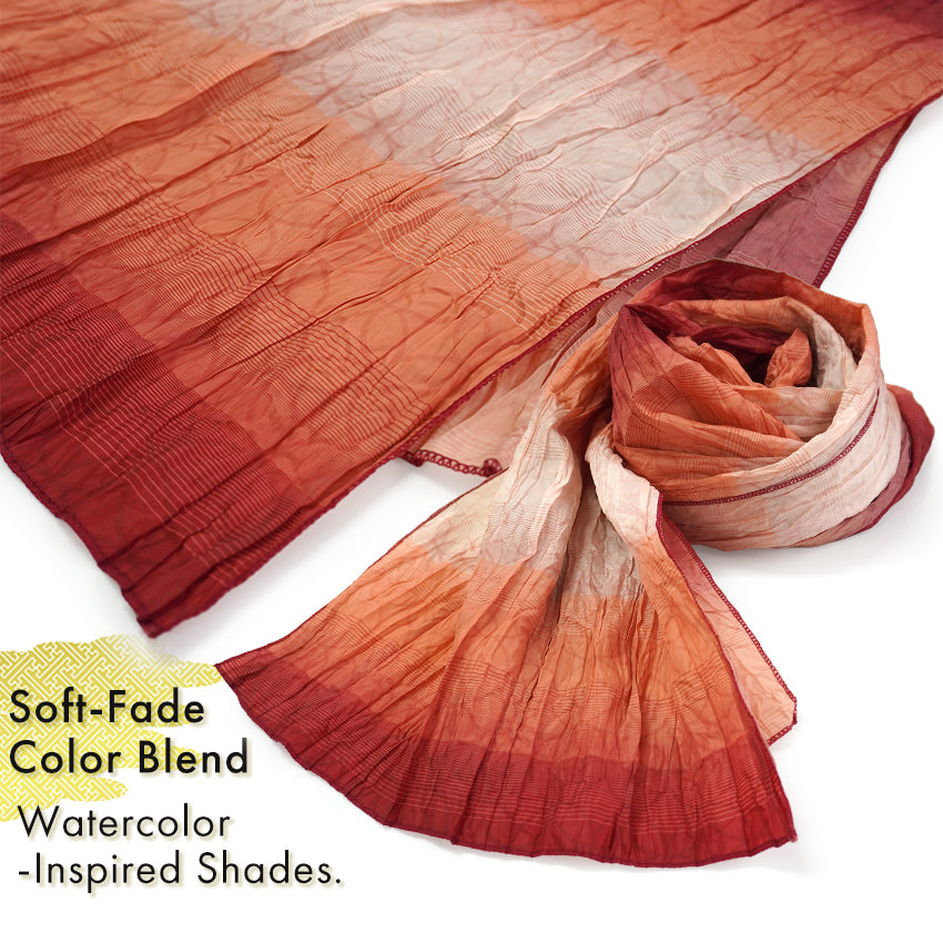 Soft Heko Obi - Lightweight Japanese Kimono Belt for Yukata or Casual Wear Orange