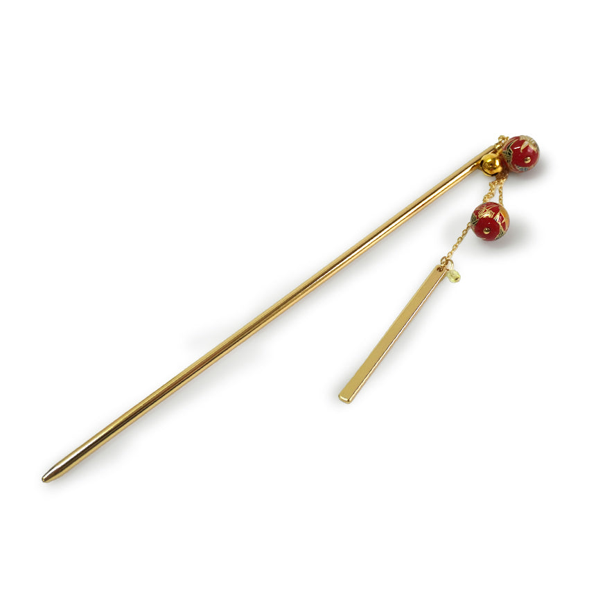 Japanese Traditional Kanzashi Hair Pin Stick , Origami Crane Design