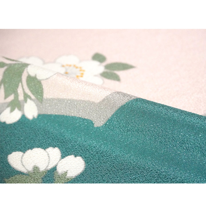 Furoshiki –japanese traditional wrapping cloth, 27.5 inch, polyester, Cherry Blossom Pattern