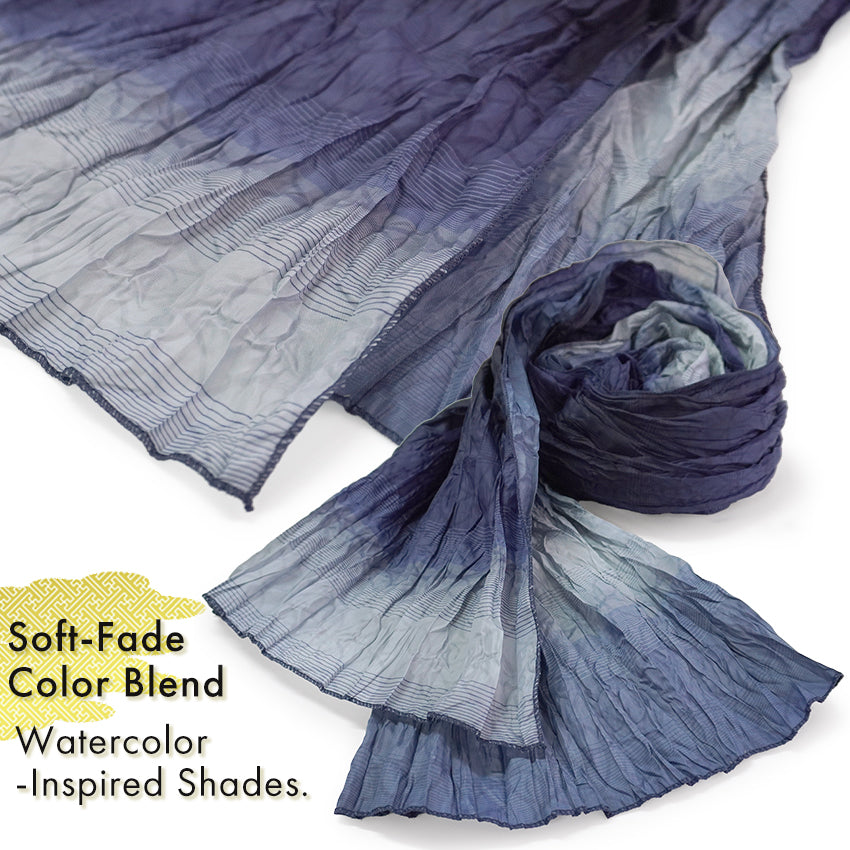 Soft Heko Obi - Lightweight Japanese Kimono Belt for Yukata or Casual Wear Navy