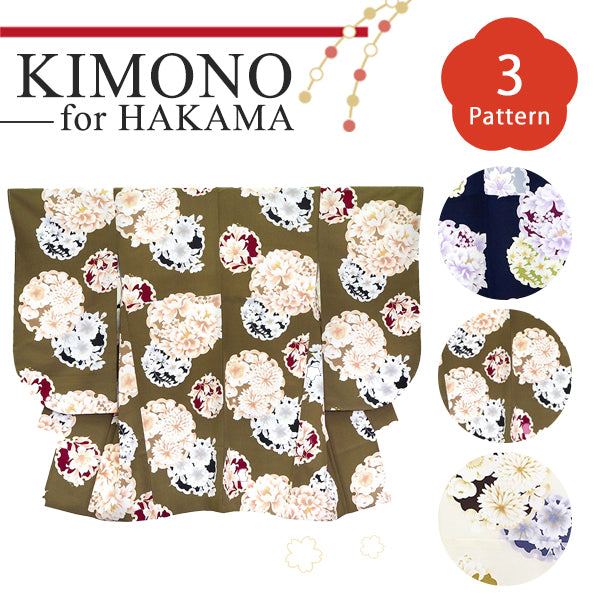 Woman's KIMONO for Hakama